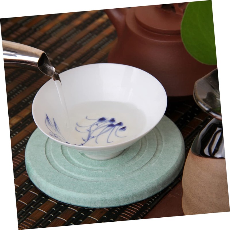 CAXUSD Diatomite Coasters Set by 4pcs Coasters Diatomite Pad Super