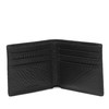 Leatherology Premium Ebony Thin Bifold Wallet - 6 credit card