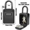Diyife Key Safe with Shackle, Weatherproof 4 Digit Key Safe