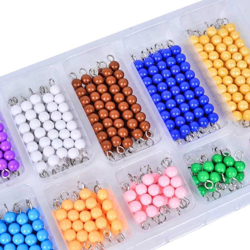 Kghios Montessori Math Toys Material for Toddlers 10 Sets of