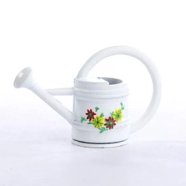 Factory Direct Craft Set of 2 Tiny Painted Distressed Flower Watering Cans for Fairy Gardens