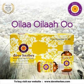 Deve Herbes Essential Oil Kit 100% Natural Therapeutic Grade 2ml (0.06 oz) Each - Pack of 4