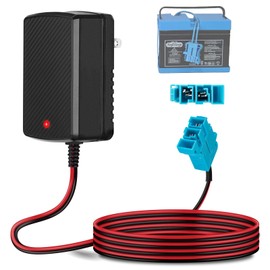 12V Battery Charger for Peg Perego Compatible with All 12v Peg Perego Vehicles and Batteries, John Deere Ground Force Tractor, John Deere Gator XUV Polaris RZR 900 Powered Ride On Car
