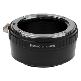 Fotodiox Lens Mount Adapter - Nikon Lens to Sony NEX E-Series Camera fits Sony NEX-3, NEX-5, NEX-5N, NEX-7 and Sony Video Camcorder NEX-VG-10 VG10