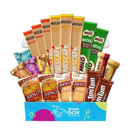 Snack Box Hampers Warm Wishes Aussie Coffee Gift Hamper – Fun Size