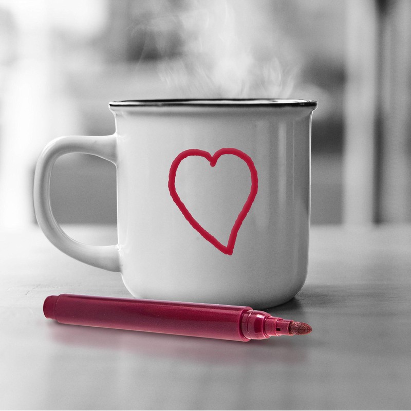 LuLu Wine Glass Markers - Metallic Colors 6 Pens Pack