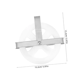 Outanaya 2Pcs Clothes Lines Pulley Kit Heavy Duty Pulley for Outdoor Washing Line Easy Installation Clothes Drying Rope System Versatile for Coats Blankets More
