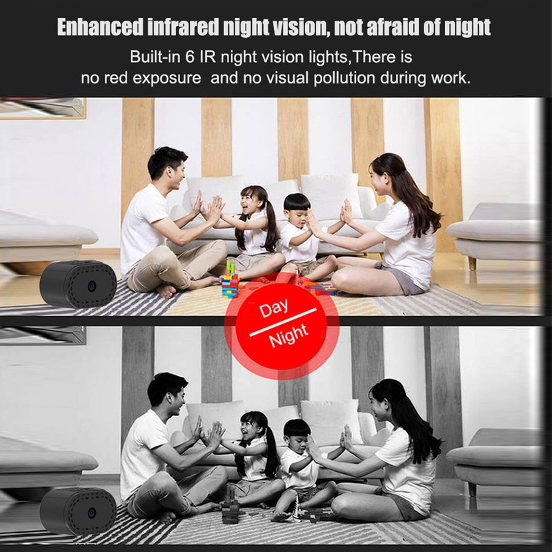 WiFi Wireless Mini Camera 1080P HD Night Vision Motion Detection