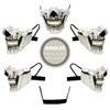 Ghoulish Productions Muzzle Skull Half Mask, White