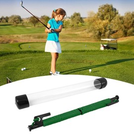 Golf Ball Alignment Tool | Golf Alignment Stick with Rope,Puller Accessories Equipment Indicator Cable for Improve Accuracy Training Swing Practice Golfers Outdoors