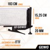 GEWO CS Clip Table Tennis Net - Robust Table Tennis