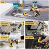 3 Pack Wheel Tire Rim Scrub Brush Wheel Cleaning Brush