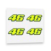 Valentino Rossi Sticker Fluorescent Yellow 46 Vinyl Decal 2013 (4