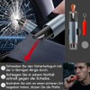 Gurtschneider Notfallhammer Auto 2 Stück, Notfallhammer Auto mit Gurtschneider, Federkörner
