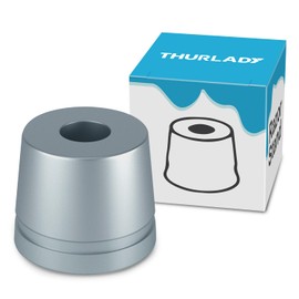 THURLADY Safety Razor Holder Stand, Safety Razor Storage Stand for Men and Women, Men's Shaving Razor Holder for Upright Razor, Essentials Shaving Accessories (Matte Silver)