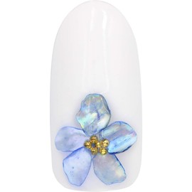 matiere round shell blue