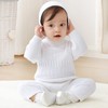 Booulfi Baby Boy's Christening Baptism Outfits Long Sleeve Suit with