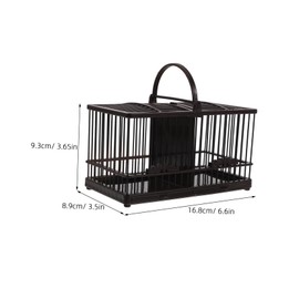 BESPORTBLE Hanging Bird Cage Decorative Pet Habitat Small Animal Carrier for Crickets Hamsters and Hummingbirds Compact Design for Easy Travel and Home Decor Effortless Maintenance and Fit