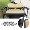 Roykaw Golf Cart Armrest with Cup Holder,No Drilling Rear Seat