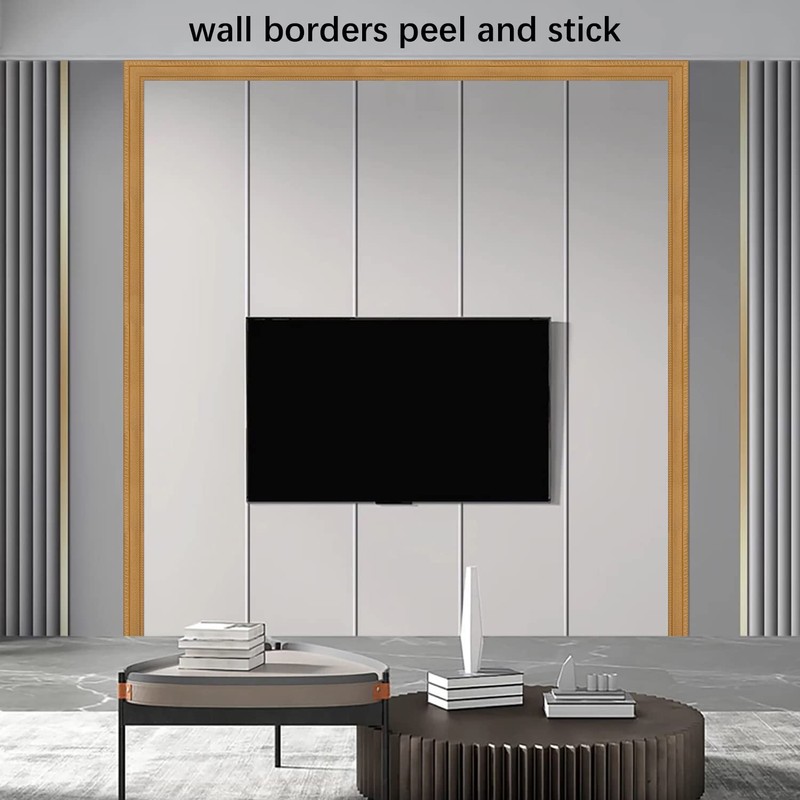 Yutianli Crown Molding Peel and Stick Wallpaper Border Flexible Wall