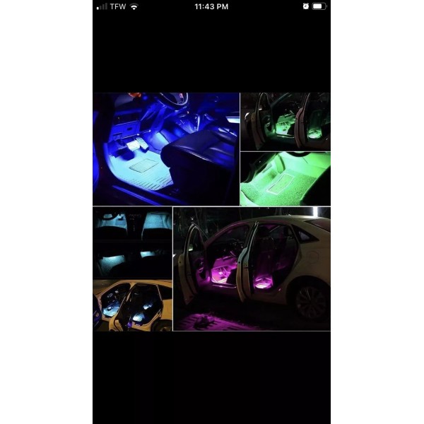 China Electronics New 48 LED Car Interior Light 4 PCS