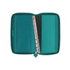 Filofax Compact Saffiano Zip Aquamarine Organiser