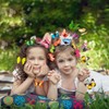Butterfly Headband, Colourful Butterfly Headpiece, 1 Butterfly Headband + 8
