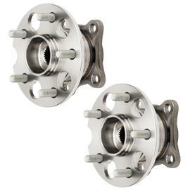 KAX 512284 Pair Rear Wheel Hub Bearing Compatible with 2009-2015 Toyota Venza 2.7L AWD,5 Lug