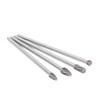 4Pcs Extended Carbide Rotating Burr Set 1/4in Shank Tungsten Steel