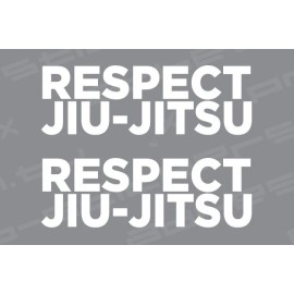 RESPECT JIU JITSU Vinyl Decal Sticker