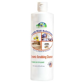 EARTH WELL SOLUTIONS - Dynamic Scrubbing Cleanser - Ceramic and Glass Cooktop Cleaner and Polish