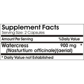Watercress 900mg ~ 90 Capsules - No Additives ~ Naturetition Supplements