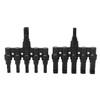 1 Pair Solar Panel Connector T Branch Cable Splitter Coupler