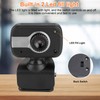 Acouto Cámara Web USB 0. P 480p Luz LED Cámara