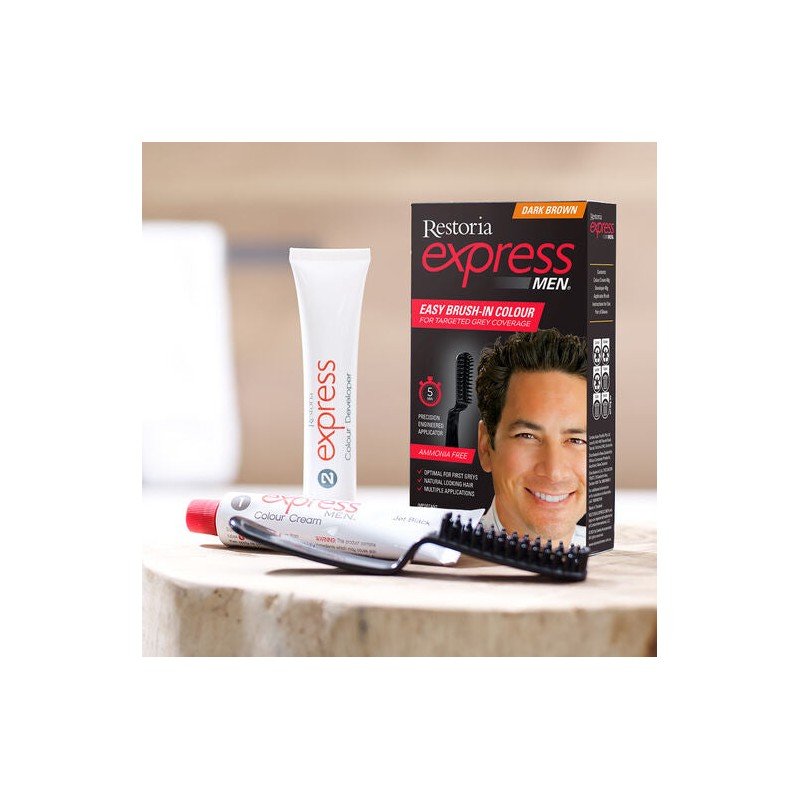 Restoria Express for Men Dark Kit Brown