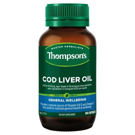Thompson's Cod Liver Oil Cap X 100