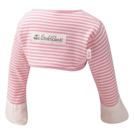 ScratchSleeves | Baby Girls' Stay-On Scratch Mitts | Stripes