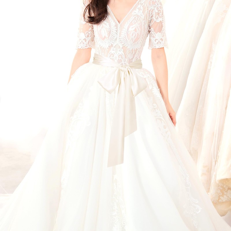 obmwang Wedding Satin Sash Belt for Special Occasion Dress Bridal