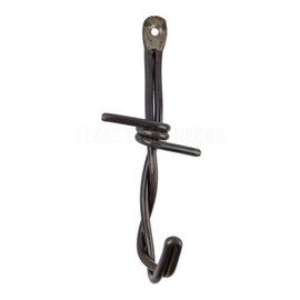 Vintage Barbed Wire Metal Wall Hook Key Towel Coat Leash Hanger Rustic Farmhouse Decor