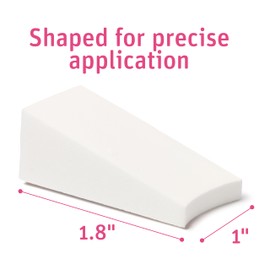 Simply Soft Premium Beauty Wedges, 192 Count, Blend & Smooth Cosmetics, Precise Edges, For Makeup Application or Removal, Foundation, Blush, Eye Shadow, Latex-Free Skin Care