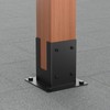 Wilkblck Pergola Brackets Kit 4''x 4'', Gazebo Brackets 2 Set