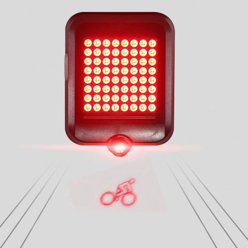 Cycling Tail Lamp LED Turn Light Full Intelligent Sensing Autobrake