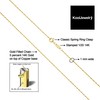 Kooljewelry 14k Yellow Gold Filled Singapore Chain Necklace (1mm, 16