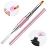 Dual-Ended Gel Brush & Picker Brush tool, Mwoot Stainless Steel