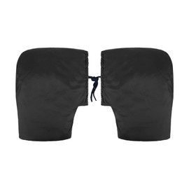 Motorcycle Handlebar Gloves Waterproof Windproof Gloves Motorcycle Handlebar Plush Motorcycle Gloves Bicycle Cold-Resistant Thickened Leg Warmers Cycling Scooter Gloves Winter Universal