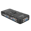 4-Port USB 2.0 KVM VGA/SVGA Monitor Hub Computer Switch Box