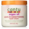 Cantu Argan Oil Leave-In Conditioner Repair Cream 16 Ounce (473ml)