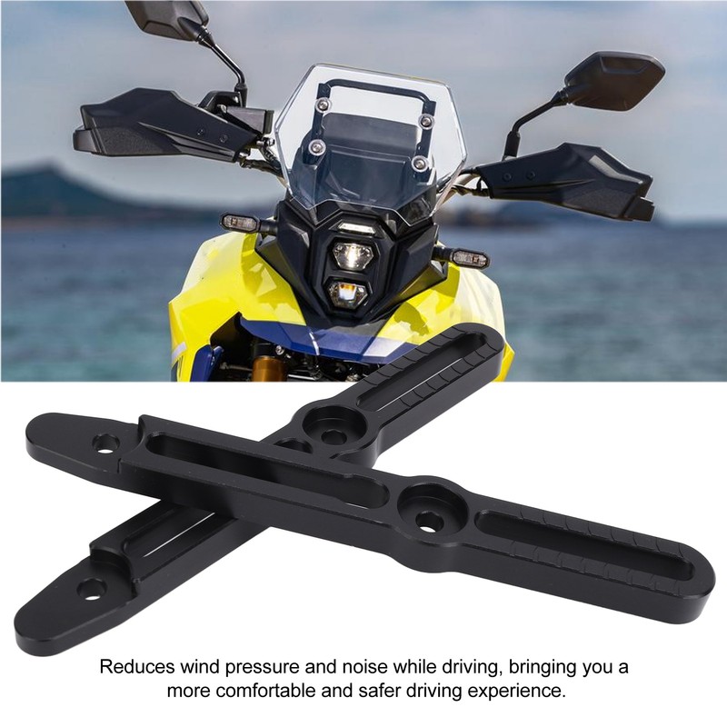 Windscreen Adjusters Bracket Kit Aluminum Reduce Noise Replacement for Suzuki