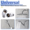 Mesee 2 Packs Shower Head Adapters 135 Degree Angle Shower-Head