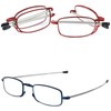 Success Eyewear Reading Glasses 2 Pair Blue and Burgundy Readers